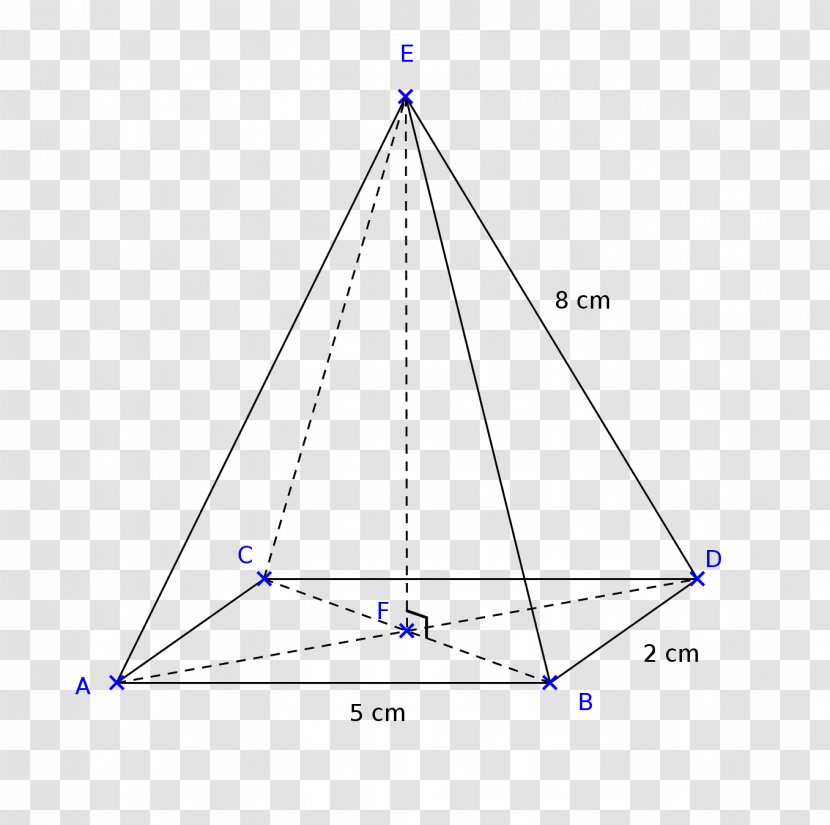 Triangle Square Pyramid Base - Cone Transparent PNG