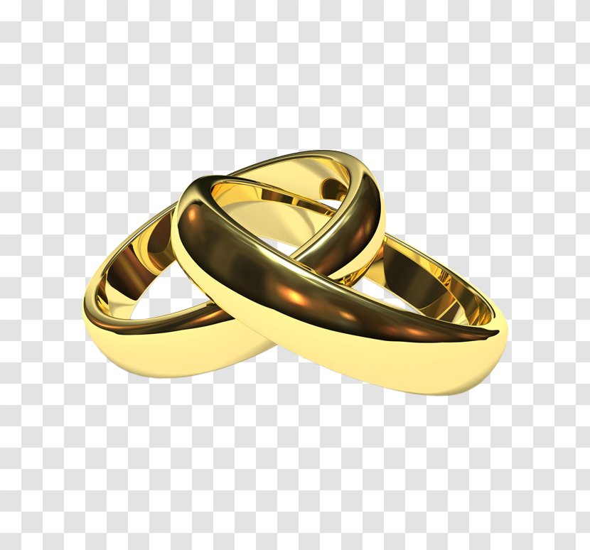 Wedding Ring Engagement Jewellery - Gold Transparent PNG