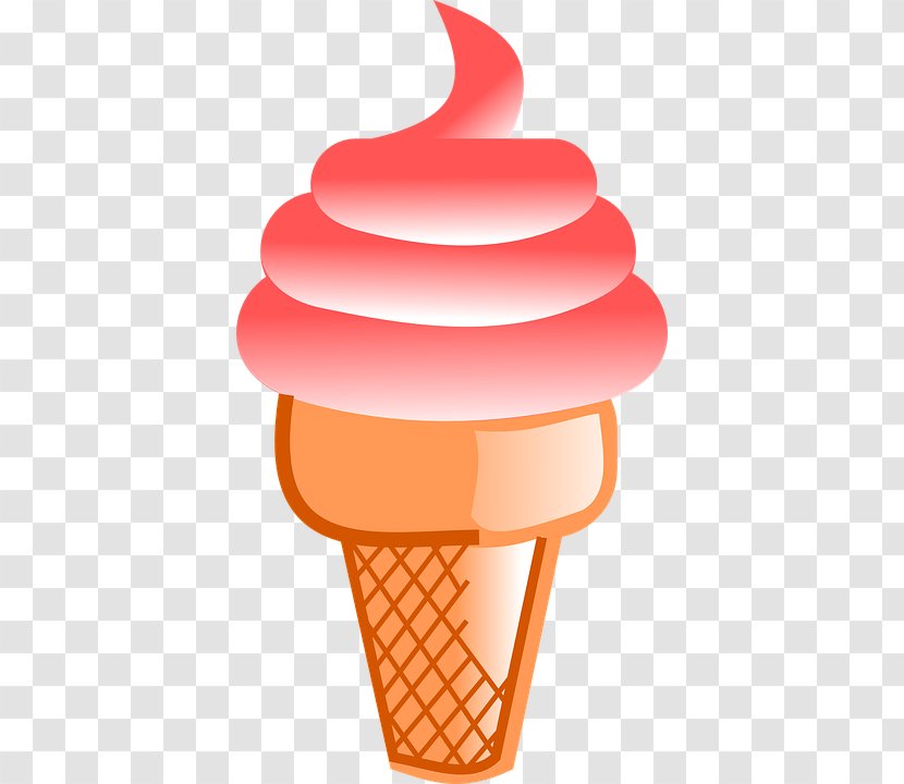 Ice Cream Cones Custard Milk - Confectionery Transparent PNG