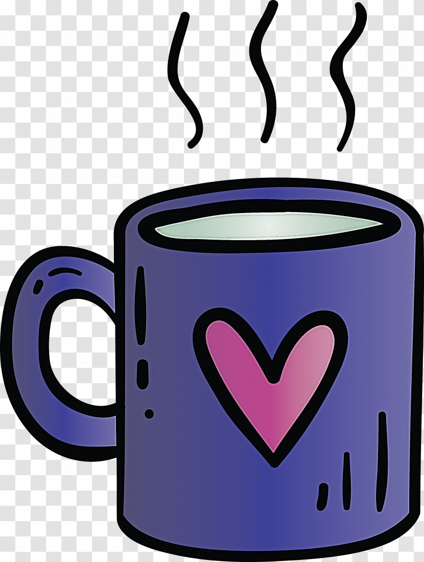 Valentines Day Mug Coffee Cup Transparent PNG