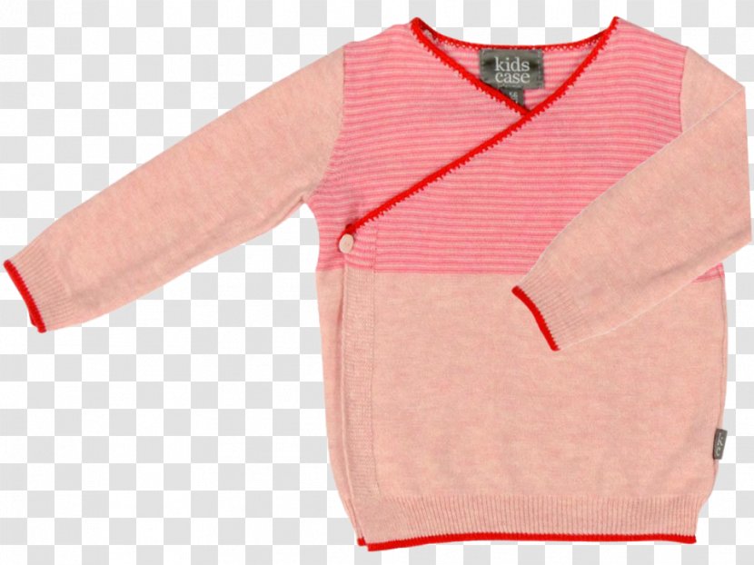 Sleeve Shoulder Sweater Outerwear Pink M - New Born Babies Transparent PNG