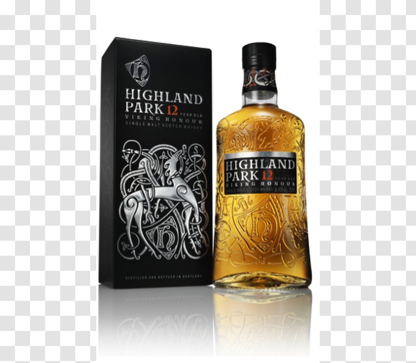 Highland Park Distillery Single Malt Whisky Whiskey Scotch - Bottle - Market Transparent PNG