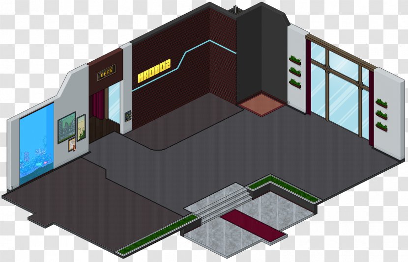 Habbo House Architecture Hall Haddoz FM - Machine Transparent PNG