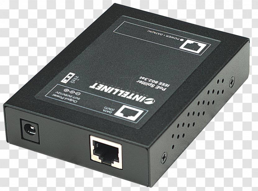 Power Over Ethernet IEEE 802.3at Gigabit 802.3af - Network Switch - Intellinet Poe Transparent PNG