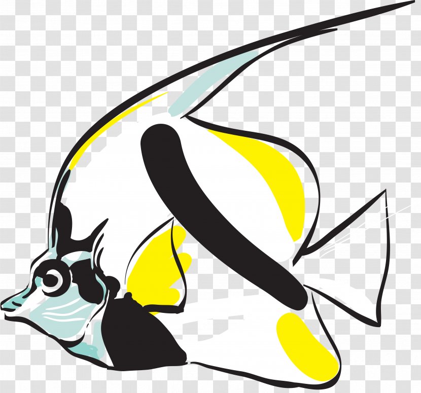 Clip Art Fish Insect Cartoon - Wing Transparent PNG