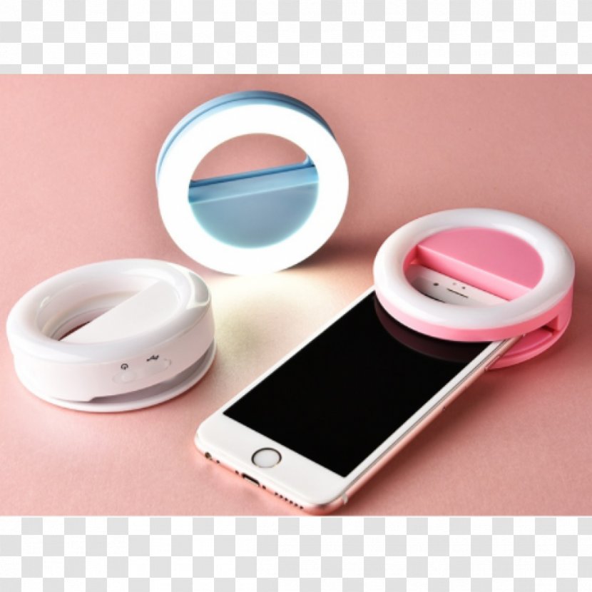 Light-emitting Diode Ring Flash Selfie Mobile Phones - Lightemitting - Phone Flashlight Transparent PNG