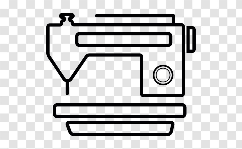 Sewing Tools - Machine - Black Transparent PNG