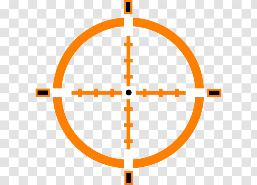 Reticle Clip Art - Area - Telescopic Sight Transparent PNG