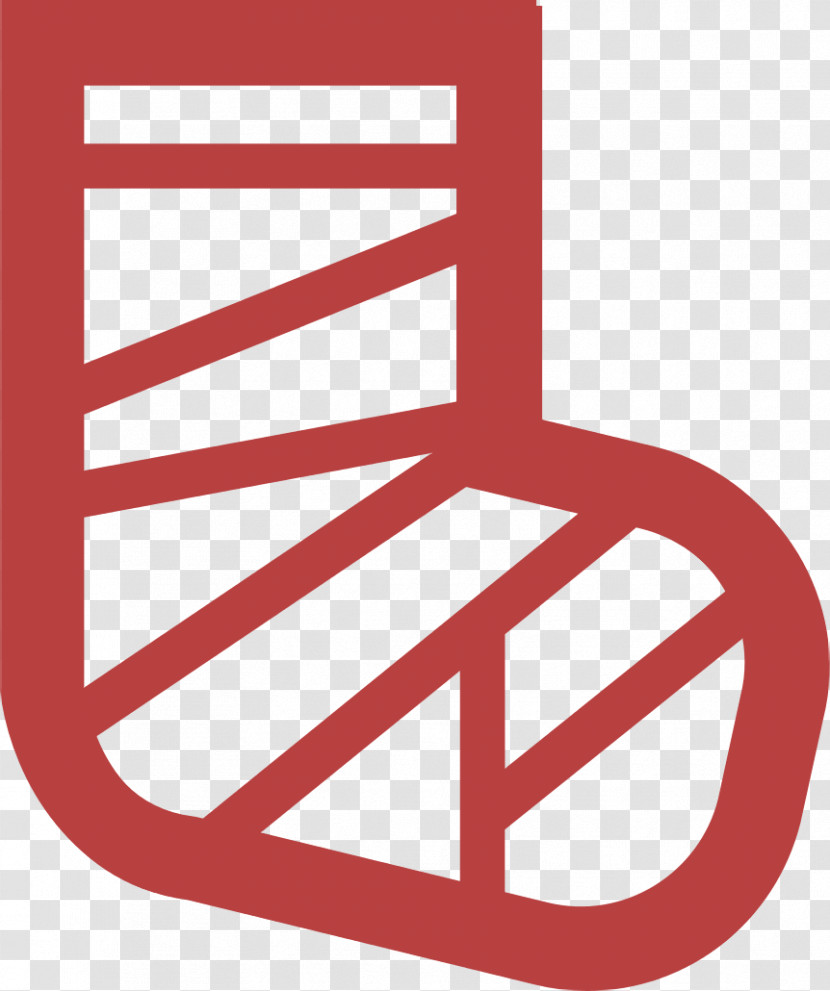 Broken Icon Medical Icon Broken Feet With Bandage Icon Transparent PNG