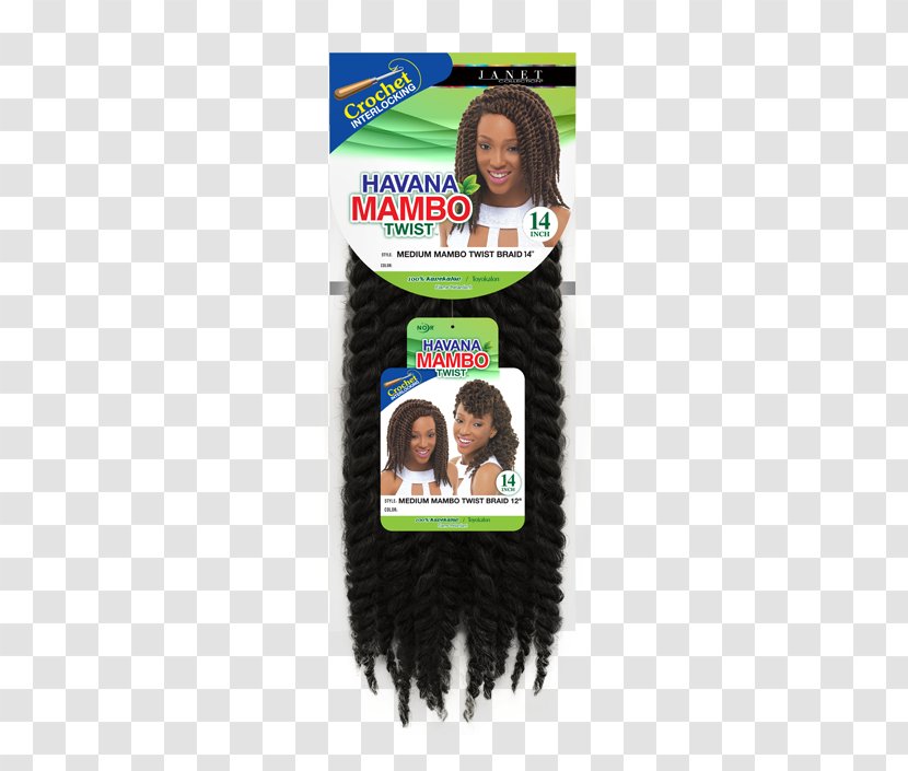 2x Mambo Twist Braid 60cm (30) - Wig - Janet Collection Synthetic Crochet Braiding Hair Dreads Noir Afro Artificial IntegrationsHair Transparent PNG