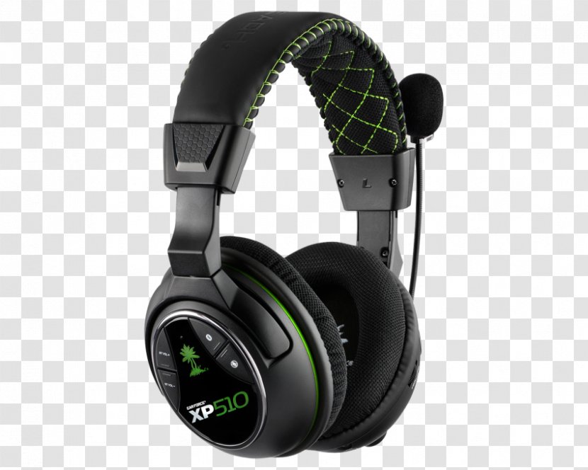 Headphones Turtle Beach Corporation Ear Force XP510 Gaming Headset Audio - Technology - Xbox 360 Wireless Transparent PNG