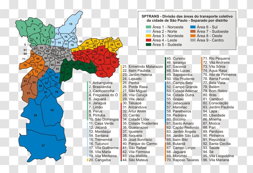 Trolleybus São Paulo Transportation -SPTrans Public Transport - Area - Bus Transparent PNG