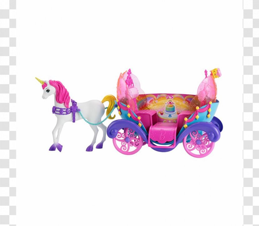 Amazon.com Barbie Dreamtopia Rainbow Cove Doll Toy - Animal Figure Transparent PNG