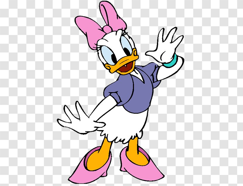 Daisy Duck Donald Mickey Mouse Minnie - Cartoon Transparent PNG