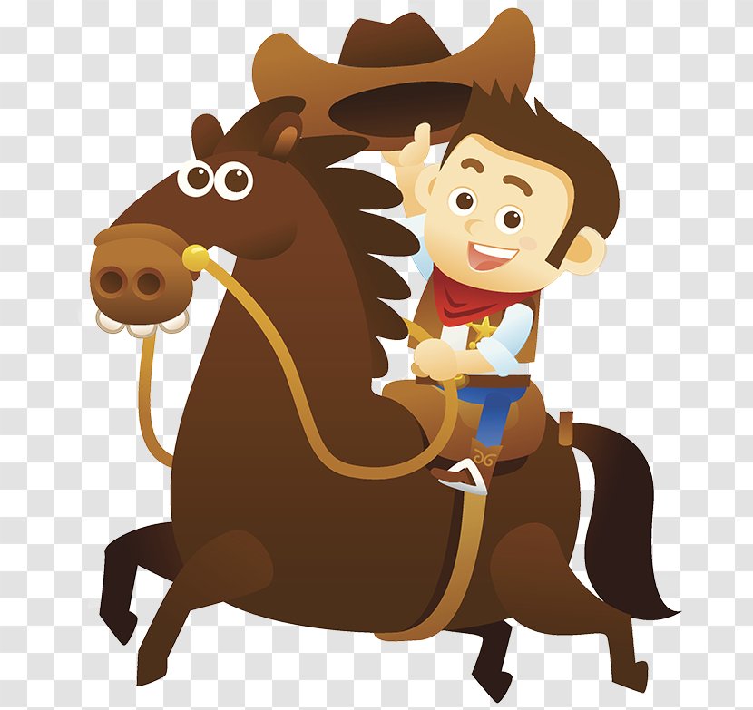Horse American Frontier Cowboy Equestrian - Royaltyfree Transparent PNG