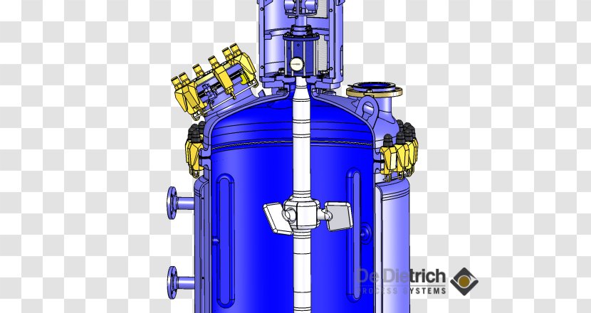 Chemical Reactor Product Process Flow Diagram Reaction Industry - Compressor - Network Security Guarantee Transparent PNG