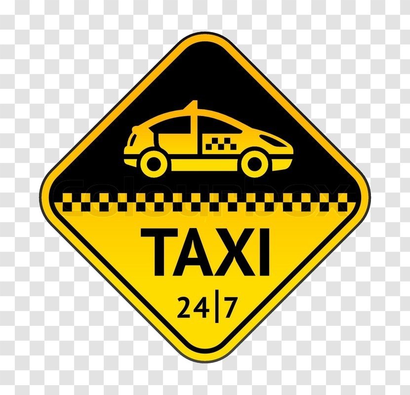 Taxi Airport Bus Yellow Cab Clip Art - Logo - Logos Transparent PNG