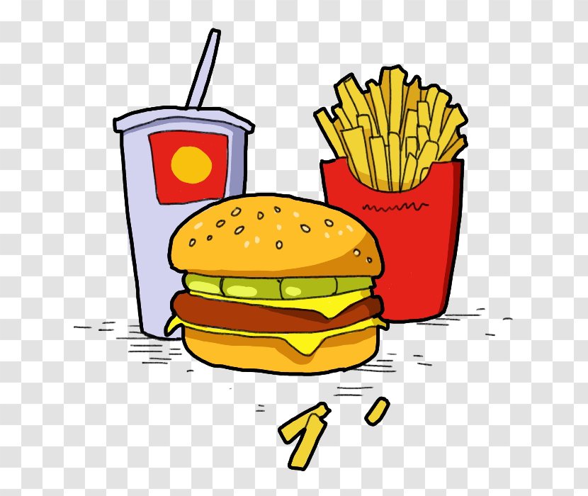 French Fries Clip Art Image Junk Food Cheeseburger - Fast Restaurant - Fry Streamer Transparent PNG