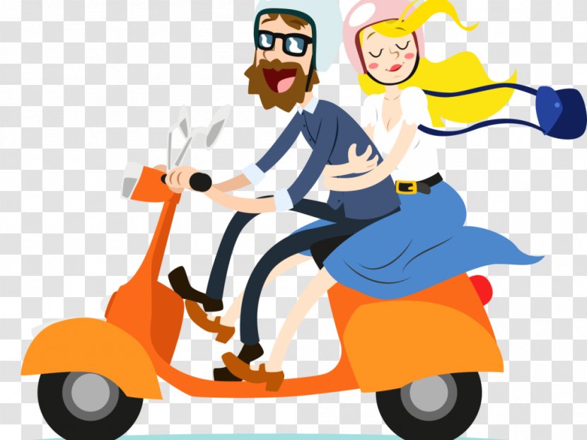 Scooter OnePlus X Motorcycle Taxi Vespa - Transport Transparent PNG