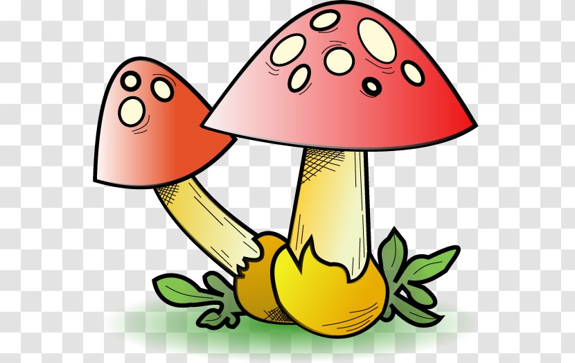 Fungus Mushroom Clip Art - Free Content - Cartoon Red Transparent PNG