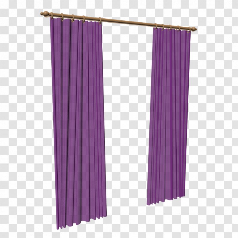 Window Treatment Curtain Blinds & Shades Interior Design Services - Purple Transparent PNG