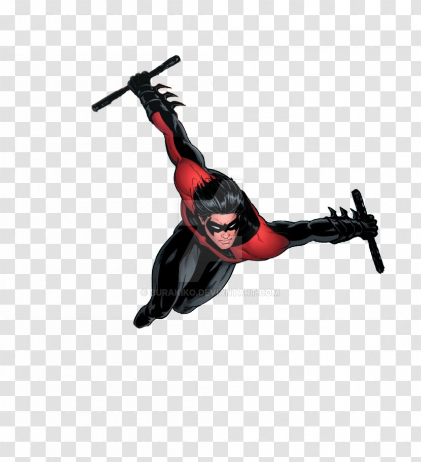Nightwing Robin Starfire Red Hood Damian Wayne - Batman Transparent PNG