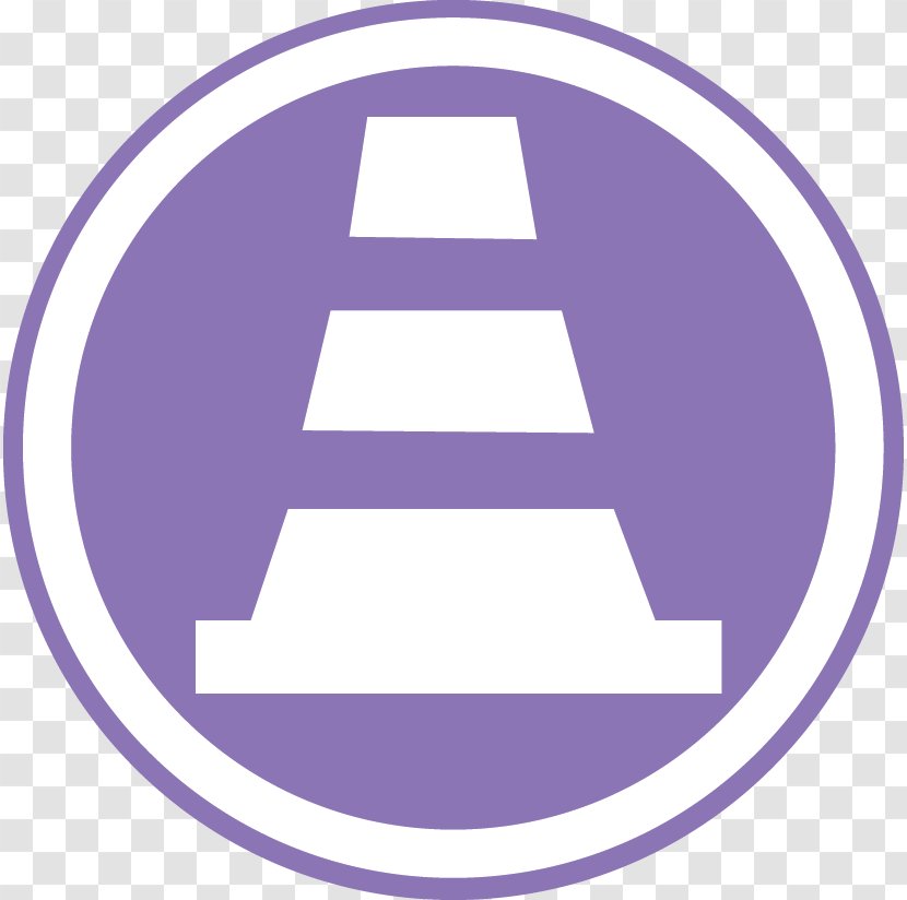 Logo Brand Font - Purple - Circle Transparent PNG