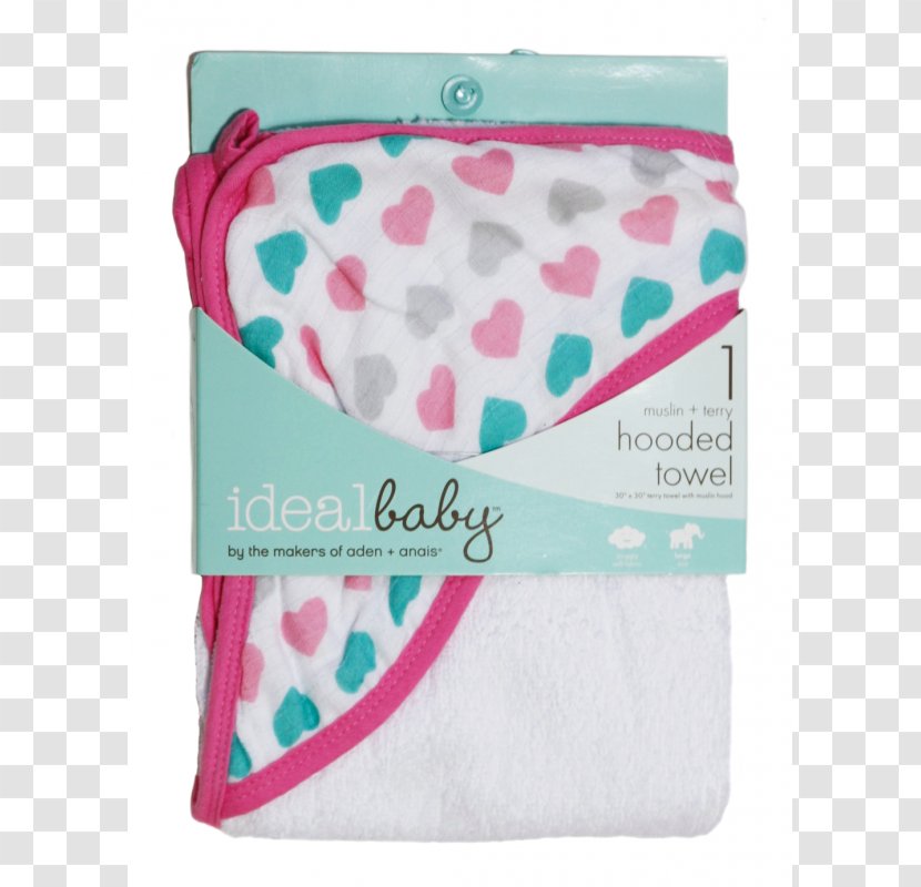 Linens Textile Pink M Turquoise RTV - Baby Towel Transparent PNG