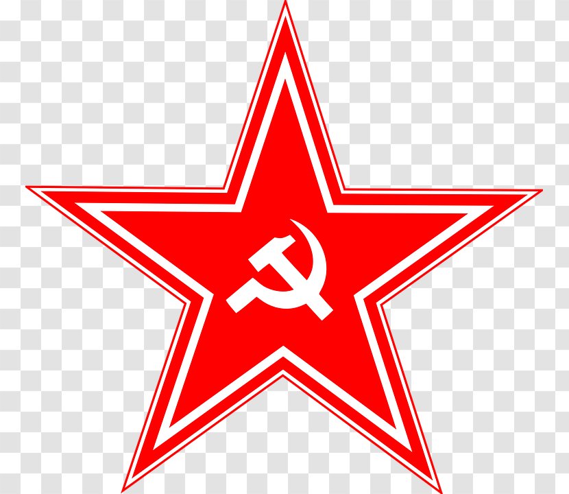 Soviet Union Hammer And Sickle Red Star Communist Symbolism Russian Revolution - Unions Transparent PNG