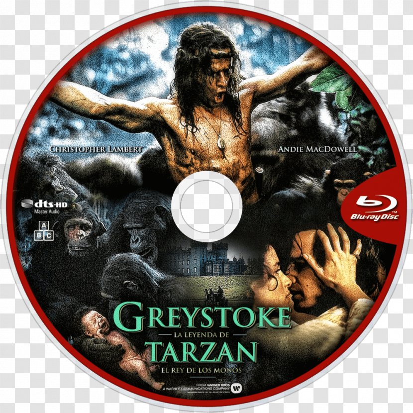 Tarzan Of The Apes STXE6FIN GR EUR DVD Greystoke: Legend Tarzan, Lord - Greystoke Transparent PNG