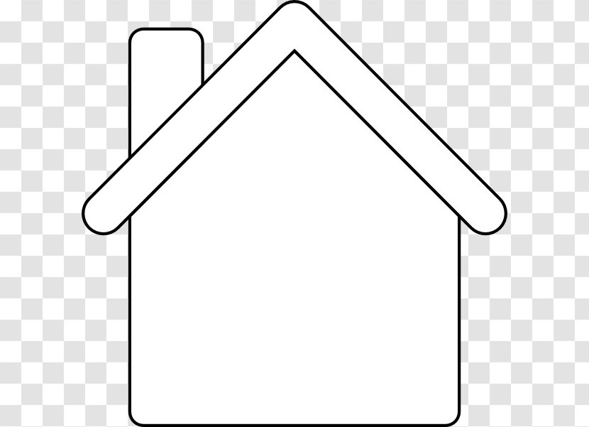 Triangle Area Rectangle - Black And White - Ginger Bread House Transparent PNG