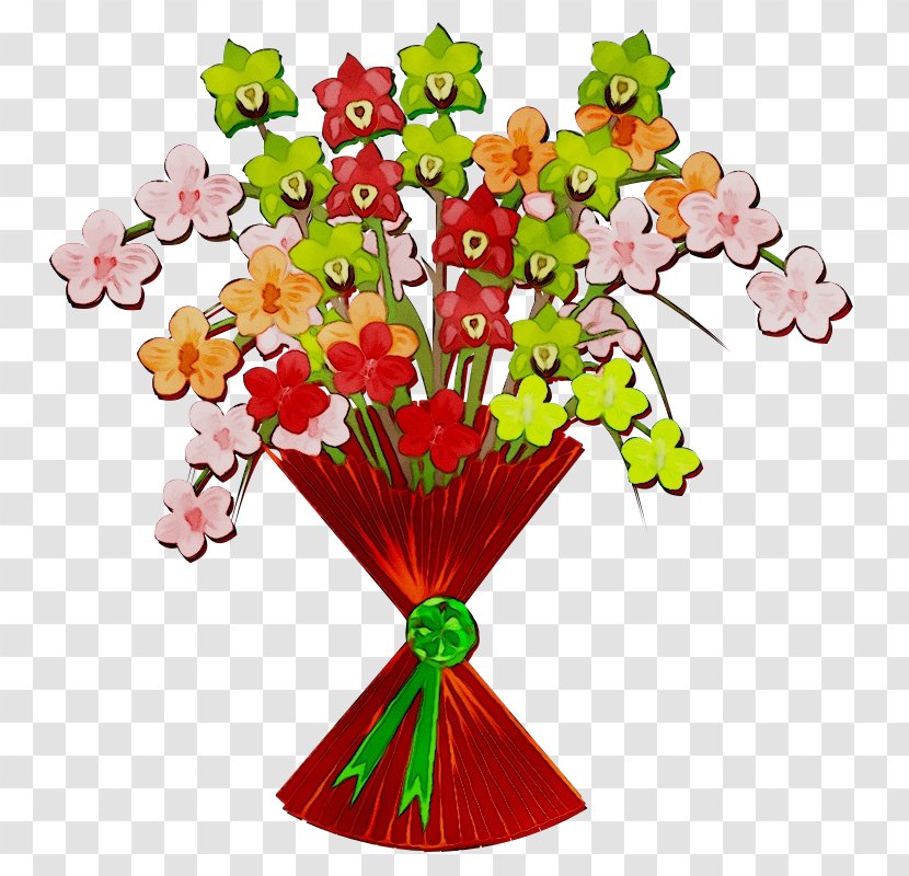 Clip Art Flower Bouquet Vector Graphics - Leaf - Plant Stem Transparent PNG