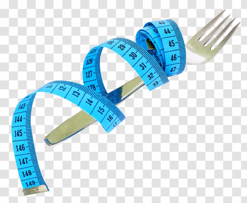 Measurement Tape Measure Nutrition - Diet - Fork And Measuring Transparent PNG