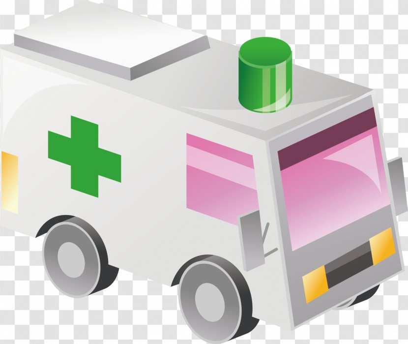 Ambulance - Siren - Vector Material Transparent PNG