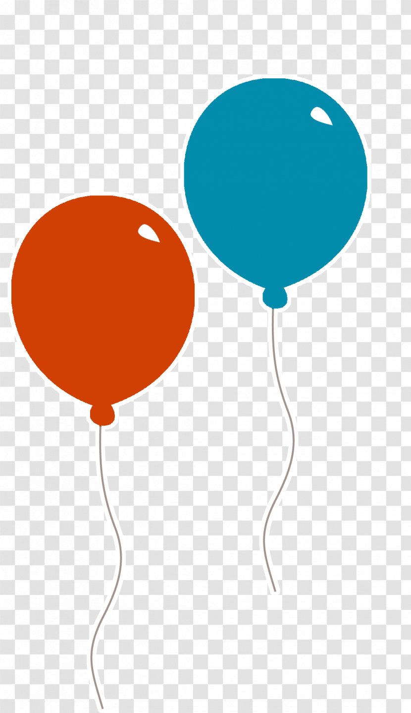Balloon Red Blue Clip Art - Sky - Balloons And Transparent PNG