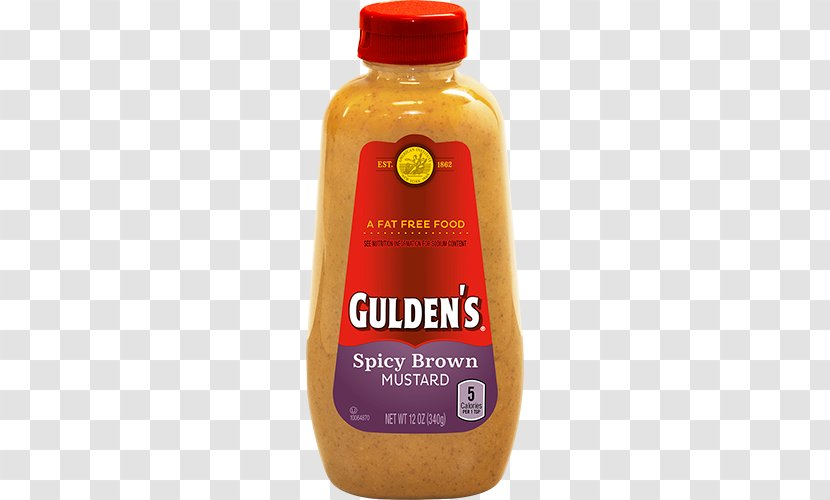 Gulden's Mustard Brassica Juncea Spice Bottle - Flavor Transparent PNG