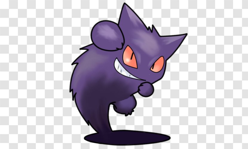 Whiskers Cat Gengar Pokémon Furret - Pokemon - Ghost Transparent PNG