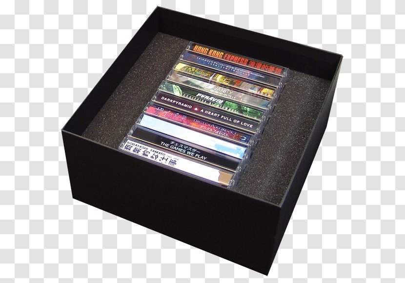 Box Set Compact Cassette Magnetic Tape Disc - Digital Transparent PNG