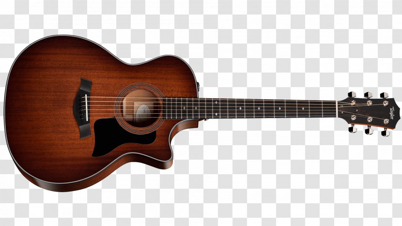 Taylor Guitars Acoustic Guitar Musical Instruments Acoustic-electric - Watercolor - Mahogany Transparent PNG