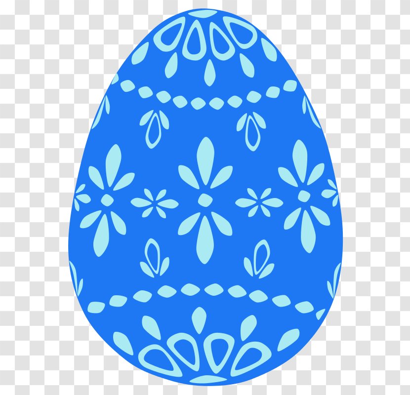 Easter Egg Blue Clip Art - Pastel - Cliparts Transparent PNG