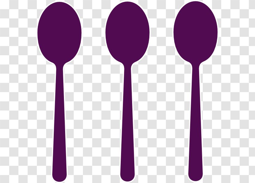 Measuring Spoon Cutlery Clip Art - Violet - Pink Spoons Cliparts Transparent PNG