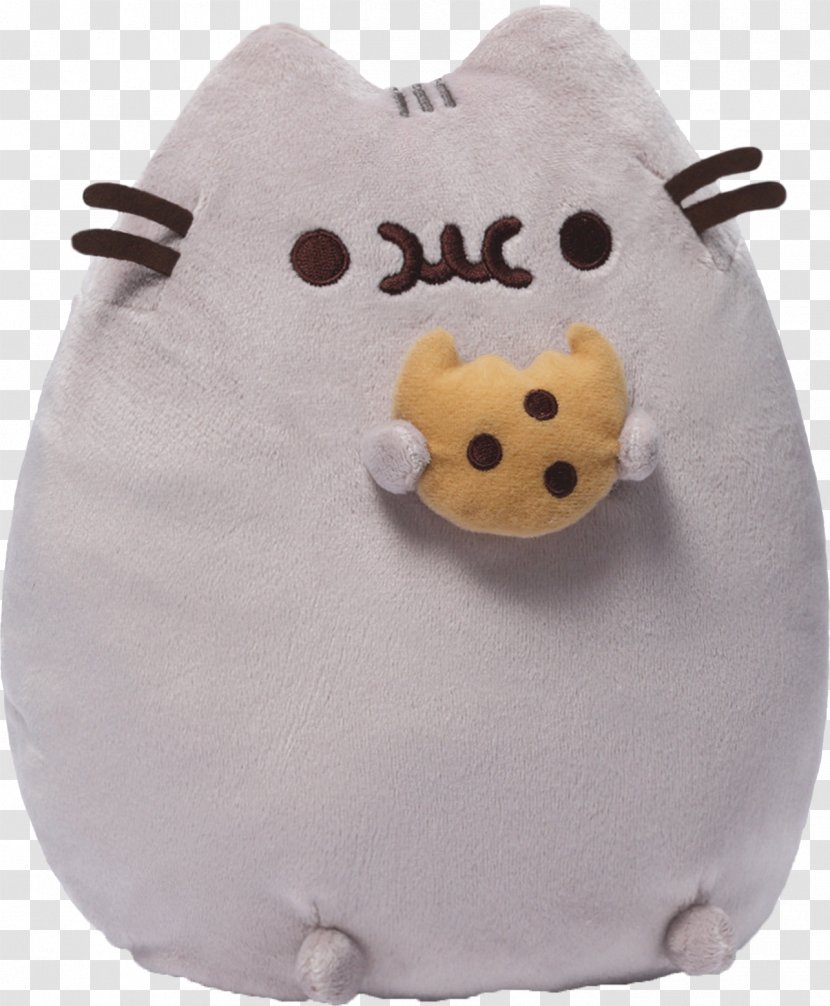 Pusheen Cat Stuffed Animals & Cuddly Toys Gund - Material - Cookie Transparent PNG