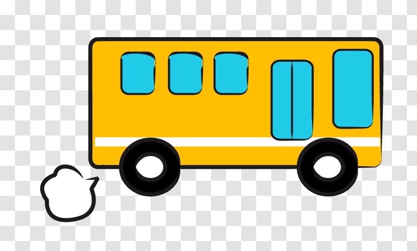 Bus Motor Vehicle Clip Art - Yellow Transparent PNG