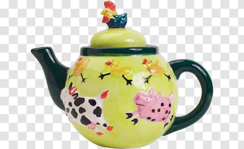 Teapot Kettle Ceramic Pottery Transparent PNG