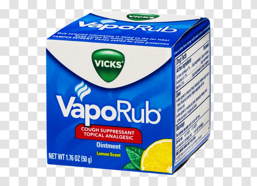 Vicks VapoRub Cough Medicine Child Common Cold Transparent PNG