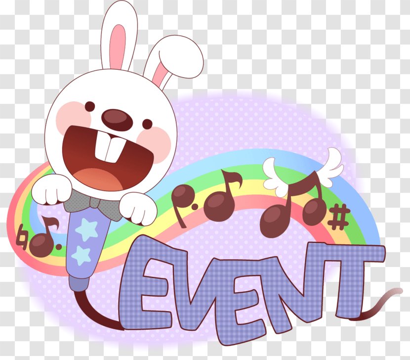 Cartoon Vector Graphics Illustration Image - Rabbit - Bunny Scene Transparent PNG