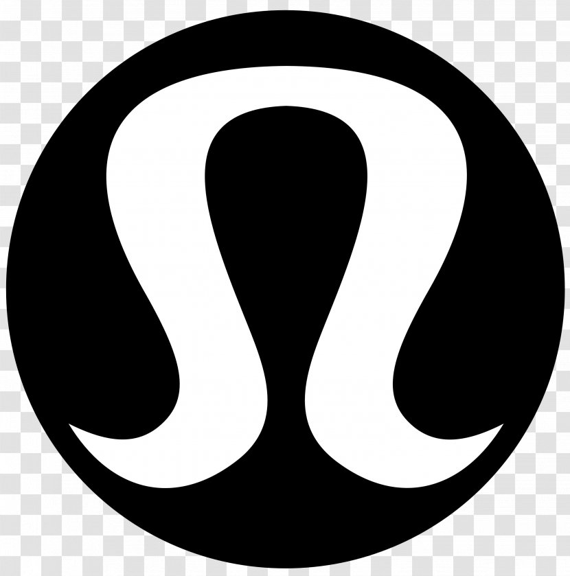 Lululemon Athletica Logo Yoga Clothing - Symbol - Black Transparent PNG