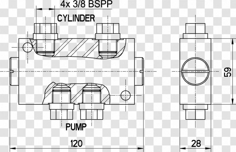 Hydraulics Check Valve Pump Clapet - Boat Transparent PNG