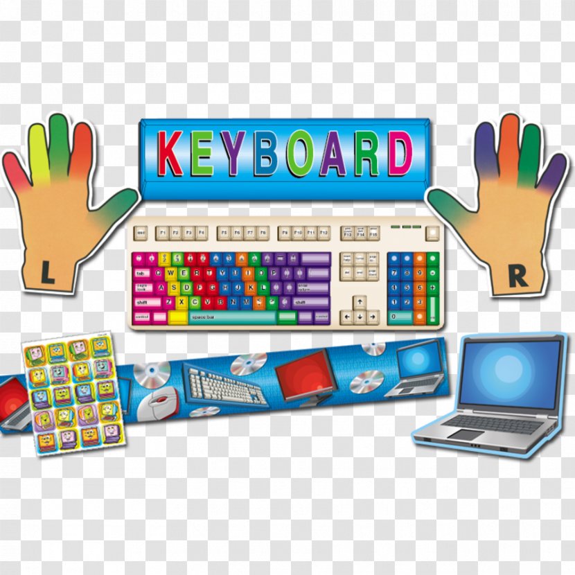Computer Keyboard Lab Bulletin Board Typing - Toy Transparent PNG