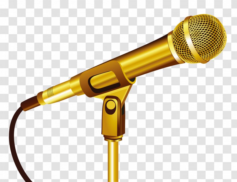 Microphone Audio Award Sound - Cartoon Transparent PNG